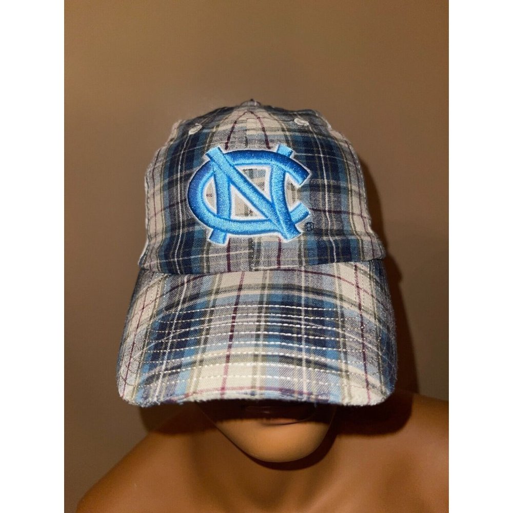 American Eagle Outfitters North Carolina Tar Heels Plaid Pattern Cap Hat NCAA